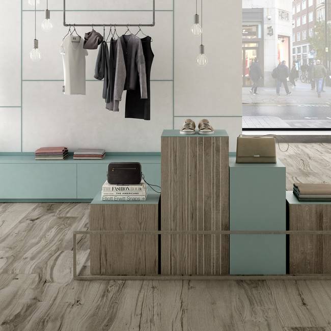 Porcelain stoneware slats