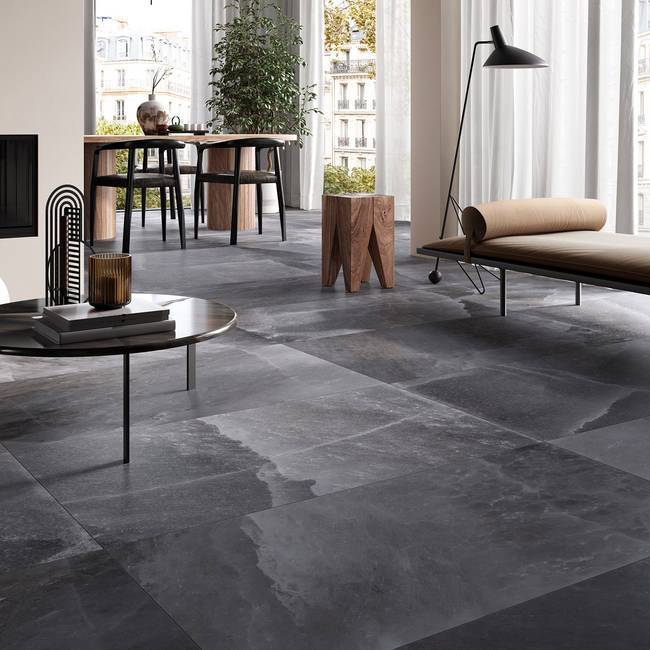 Granite effect tiles